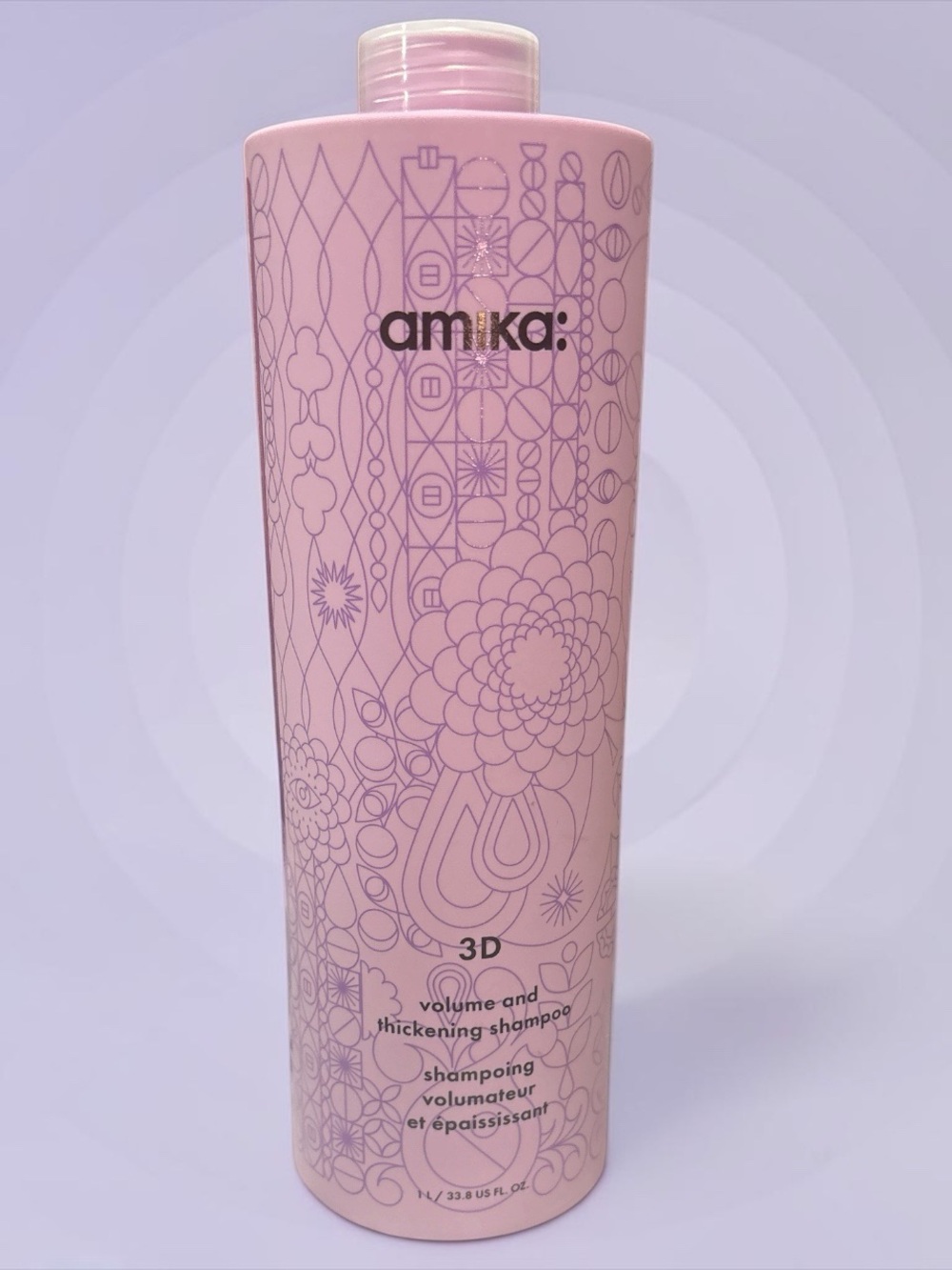 NEW Amika 3D Volume and Thickening Shampoo 1 LITER Big boy! 33.8 Fl oz